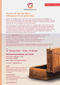 Mehr über den Artikel erfahren Das Herz für den Tod öffnen – Kofferpacken für die große Reise