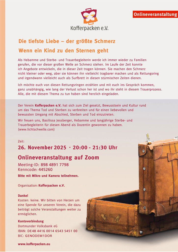 Mehr über den Artikel erfahren Die tiefste Liebe – der größte Schmerz: Wenn ein Kind zu den Sternen geht